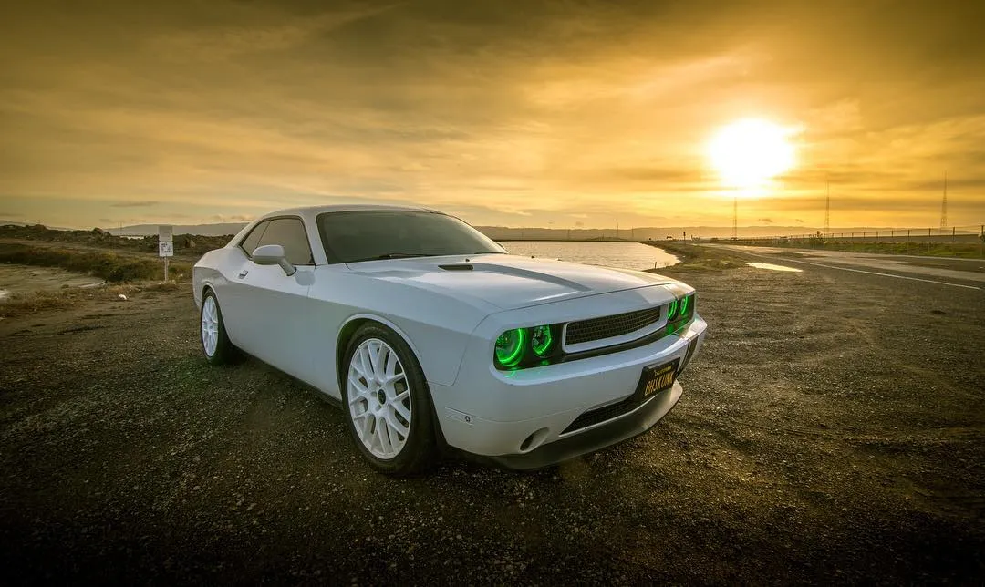 ORACLE Lighting 2008-2014 Dodge Challenger LED Headlight Halo Kit - Standard Mount