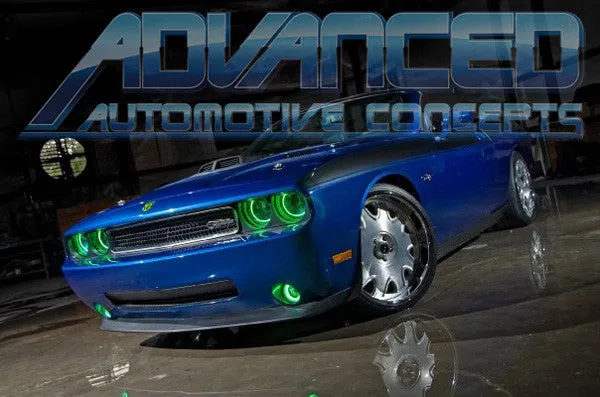 ORACLE Lighting 2008-2014 Dodge Challenger LED Headlight Halo Kit - Standard Mount
