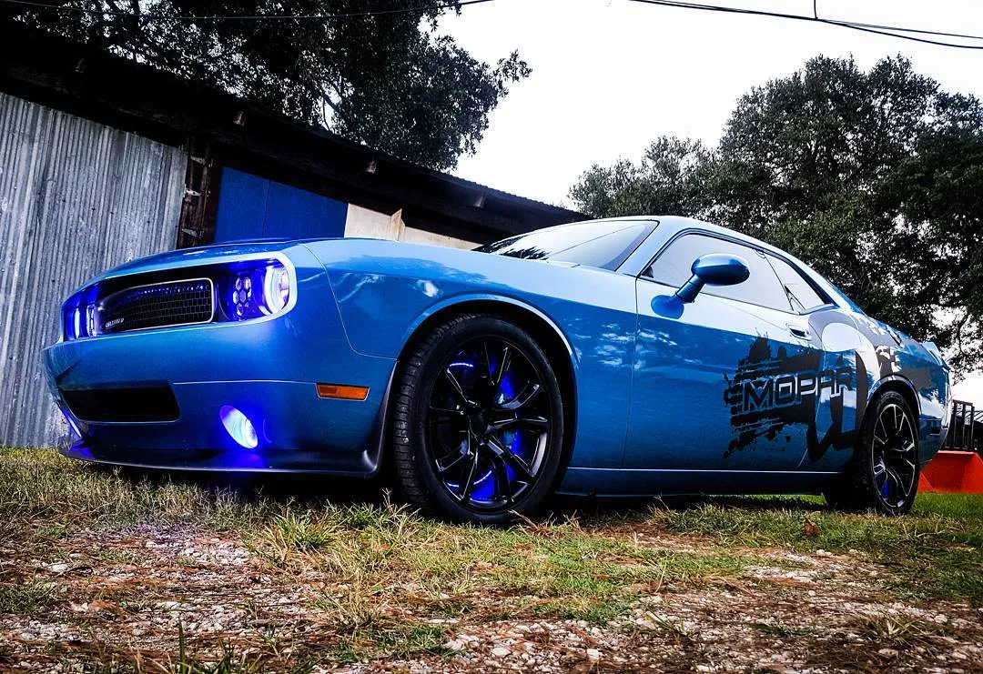 ORACLE Lighting 2008-2014 Dodge Challenger LED Headlight Halo Kit - Standard Mount