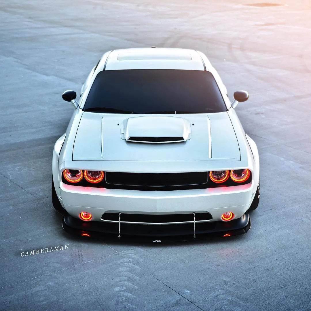 ORACLE Lighting 2008-2014 Dodge Challenger LED Headlight Halo Kit - Standard Mount