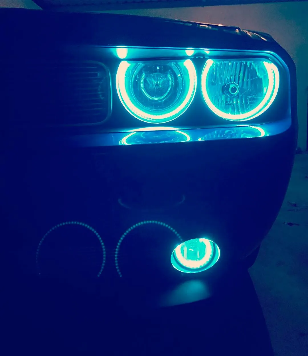 ORACLE Lighting 2008-2014 Dodge Challenger LED Headlight Halo Kit - Standard Mount