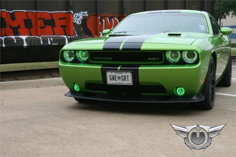 ORACLE Lighting 2008-2014 Dodge Challenger LED Headlight Halo Kit - Standard Mount
