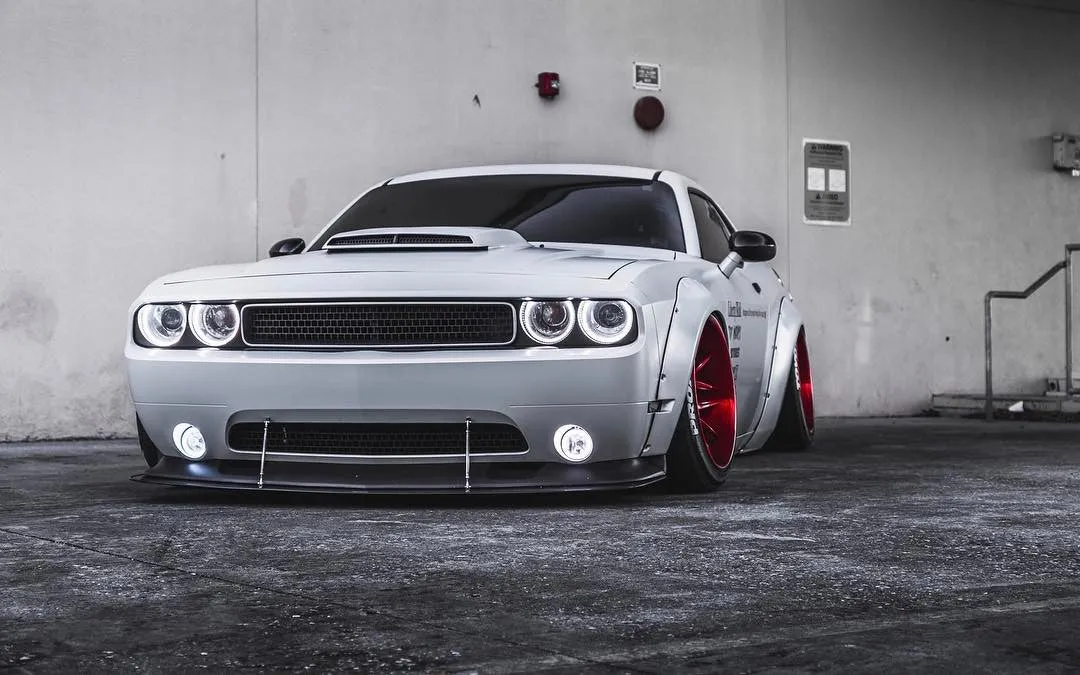 ORACLE Lighting 2008-2014 Dodge Challenger LED Headlight Halo Kit - Standard Mount