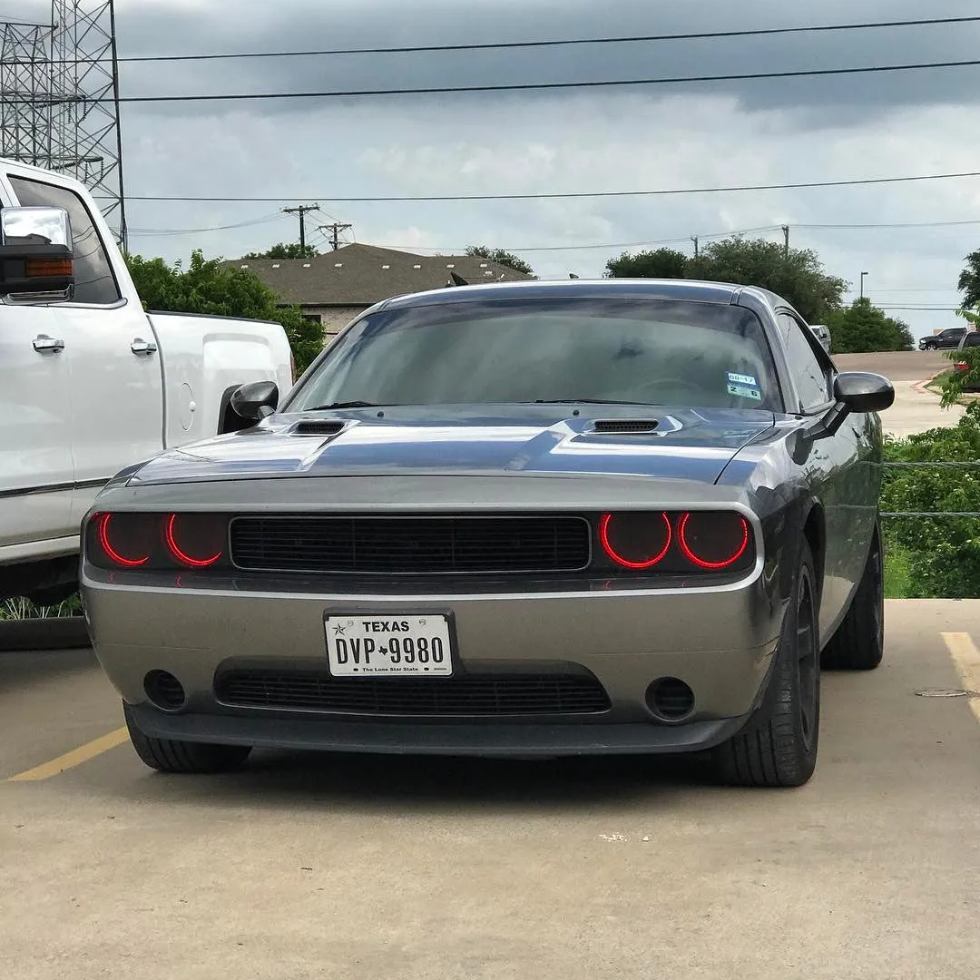 ORACLE Lighting 2008-2014 Dodge Challenger LED Headlight Halo Kit - Standard Mount