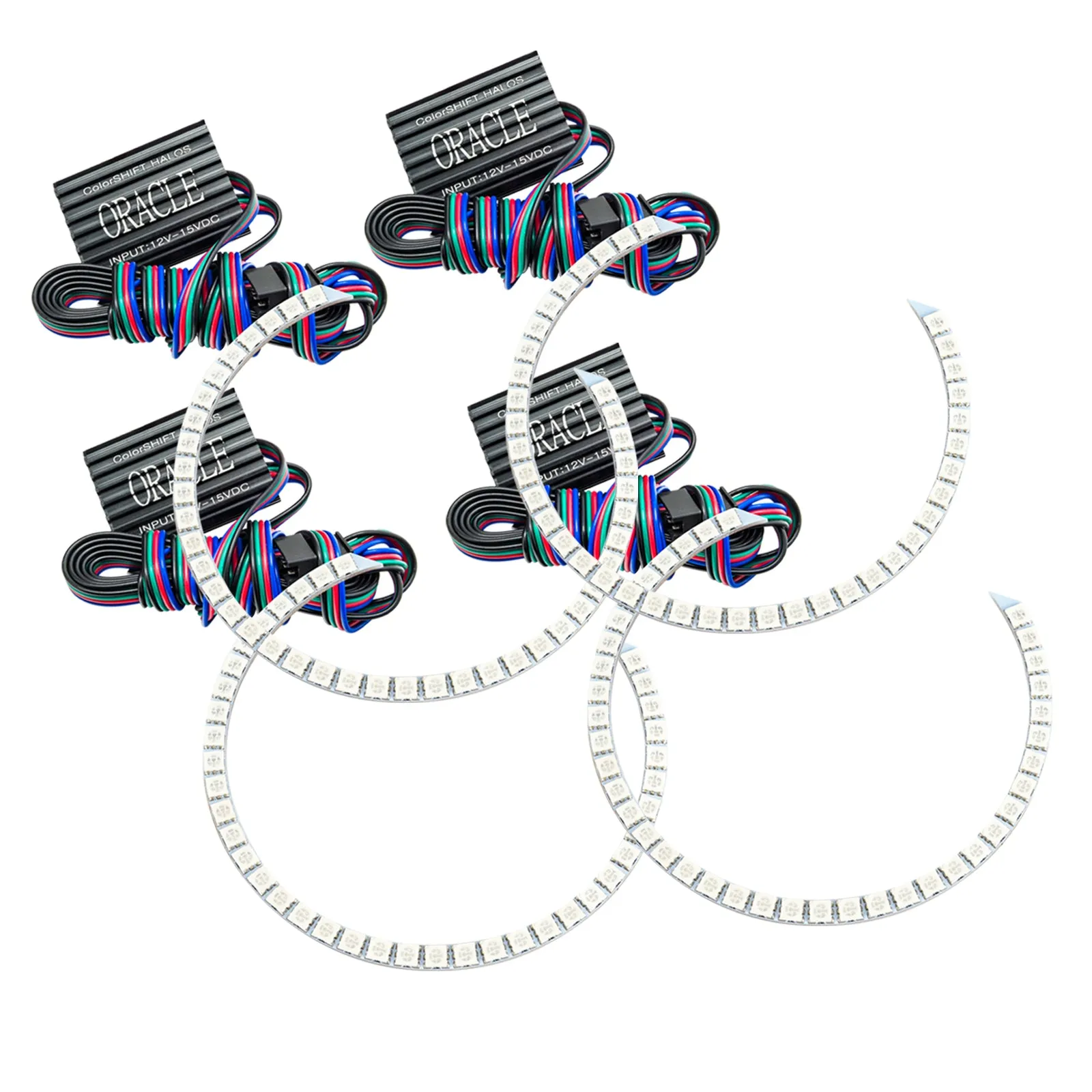 ORACLE Lighting 2008-2014 Dodge Challenger LED Headlight Halo Kit - Standard Mount