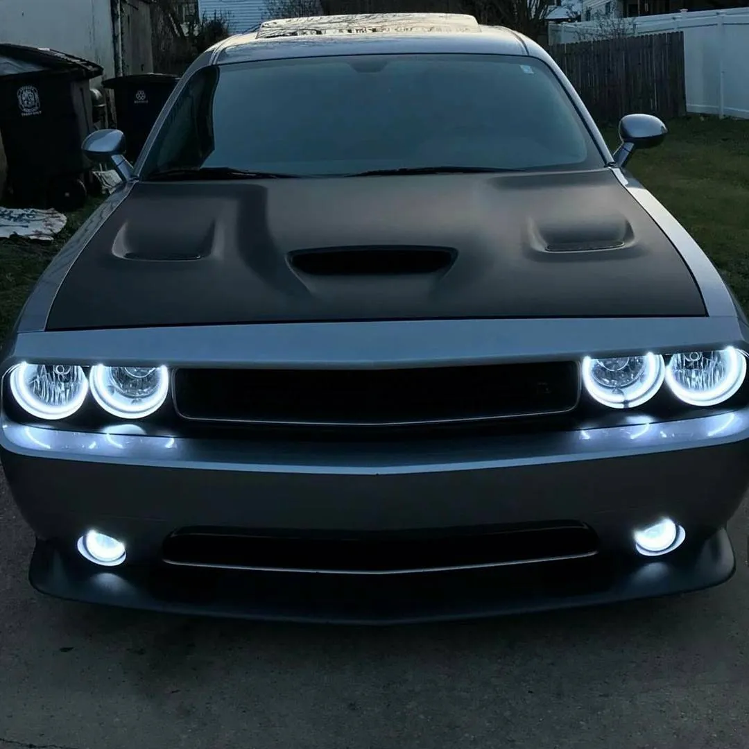 ORACLE Lighting 2008-2014 Dodge Challenger LED Headlight Halo Kit - Standard Mount