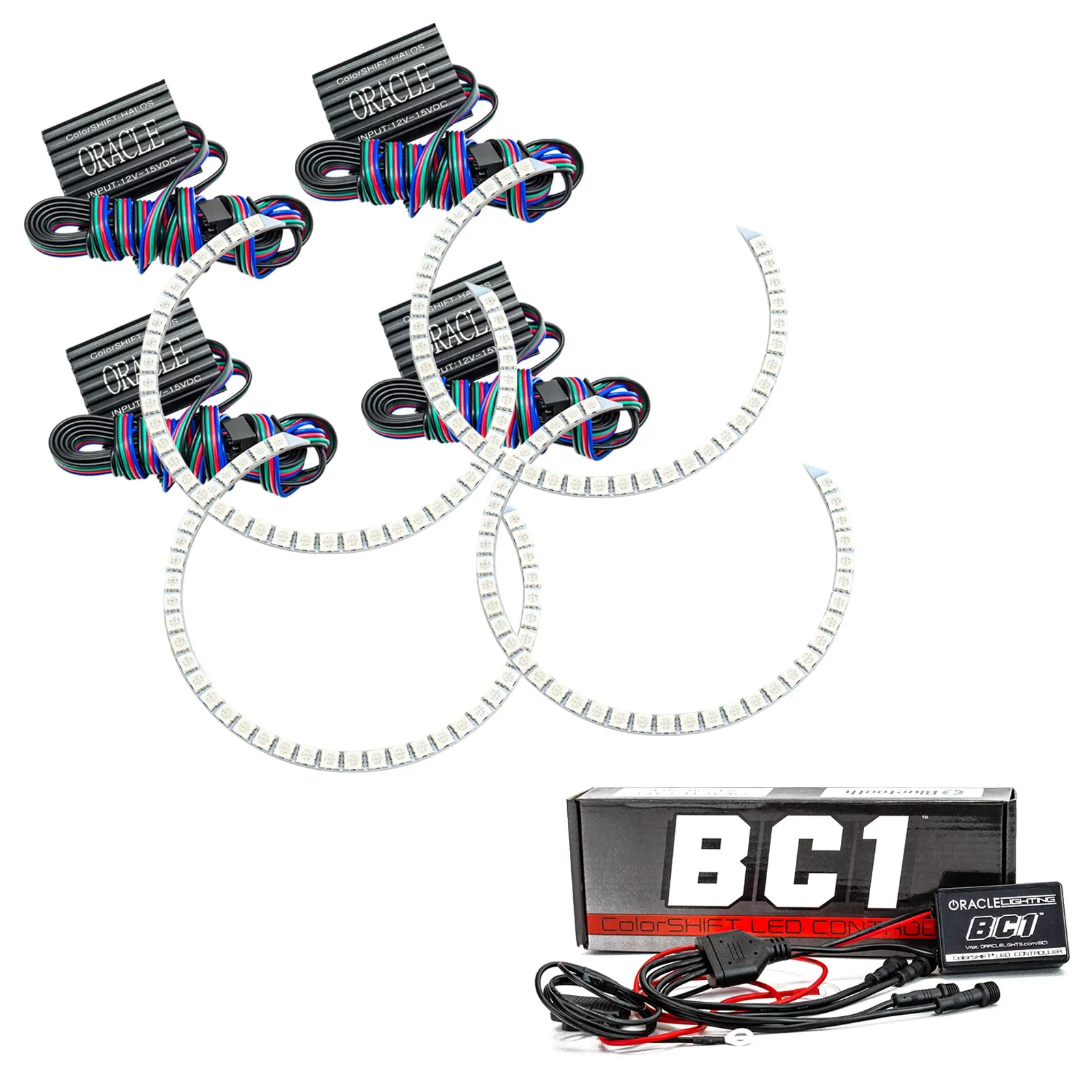 ORACLE Lighting 2008-2014 Dodge Challenger LED Headlight Halo Kit - Standard Mount