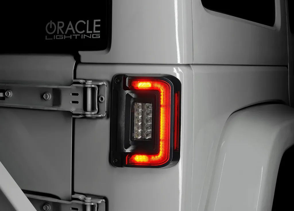 ORACLE Lighting Flush Mount LED Tail Lights (Pair) for 07-18 Jeep Wrangler JK & JK Unlimited