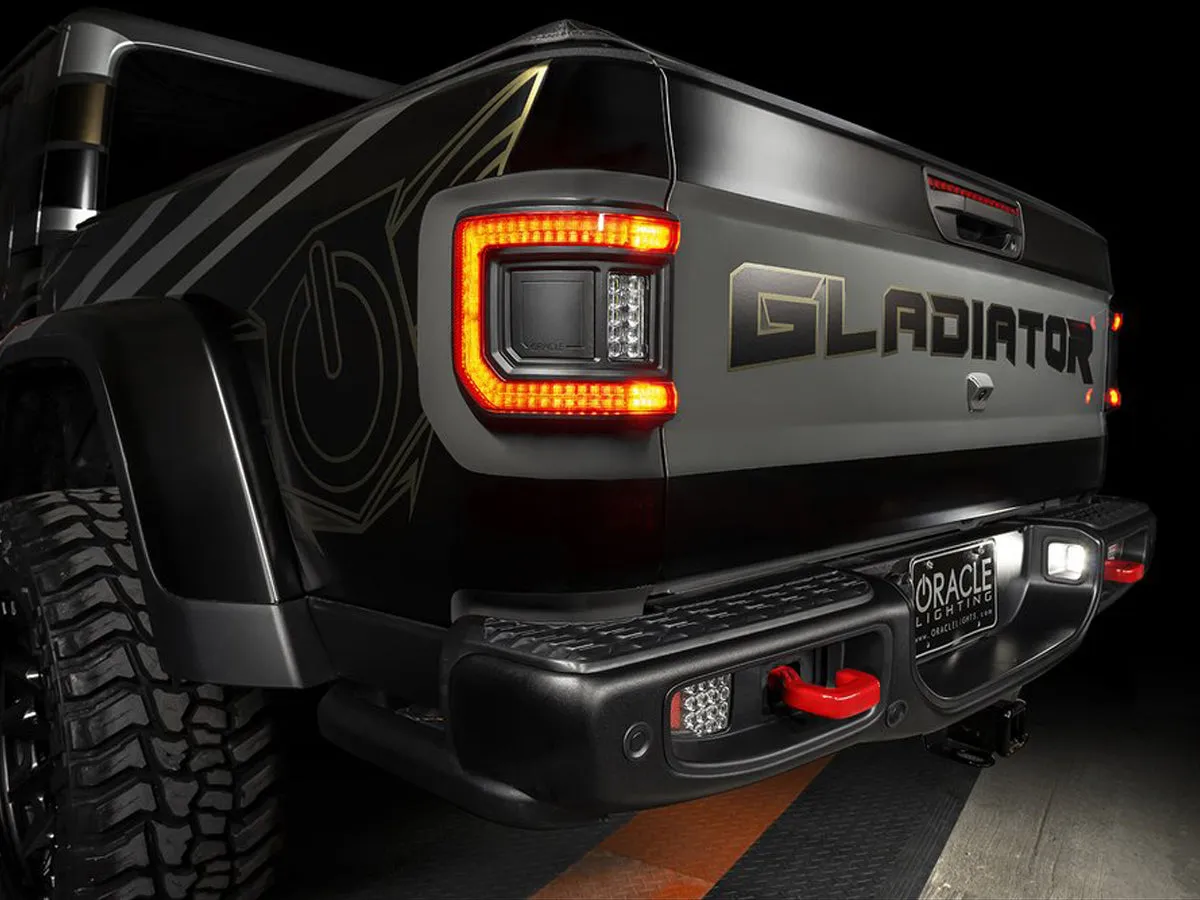ORACLE Lighting  Flush Mount LED Tail Lights (Pair) for 20-up Jeep Gladiator JT