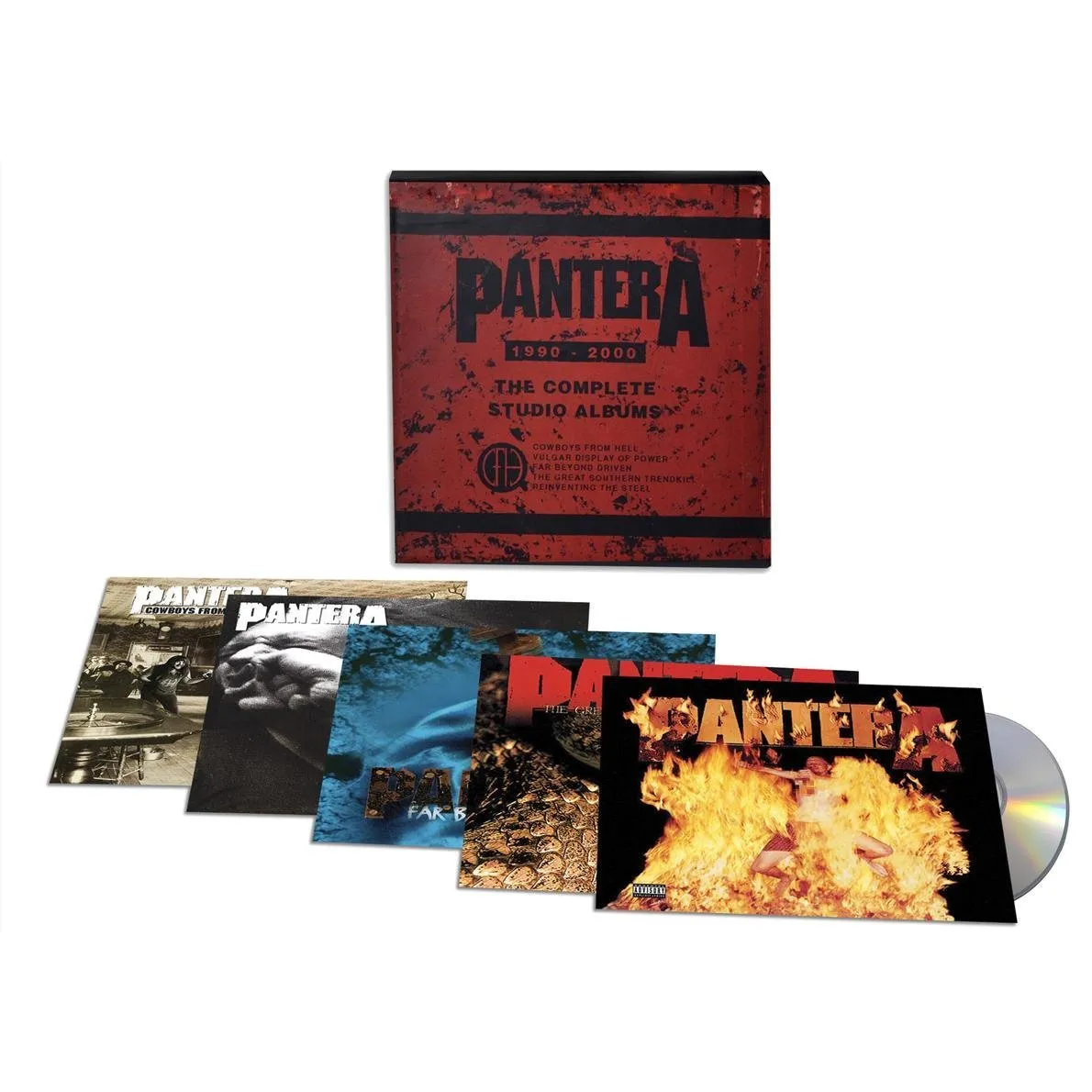 Pantera "The Complete Studio Albums 1990-2000" 5 CD Box Set