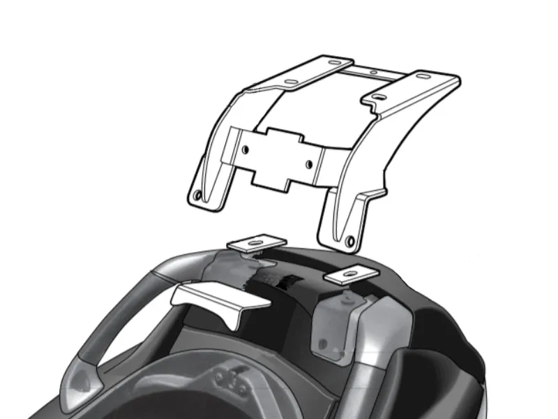 Piaggio MP3 250 (07-21) SHAD Top Box Fitting Kit