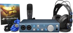 PreSonus AudioBox iTwo Studio Mobile Hardware/Software Recording Bundle
