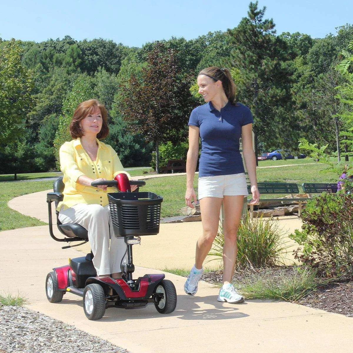 Pride Mobility Go-Go Sport 4-Wheel Electric Mobility Travel Scooter