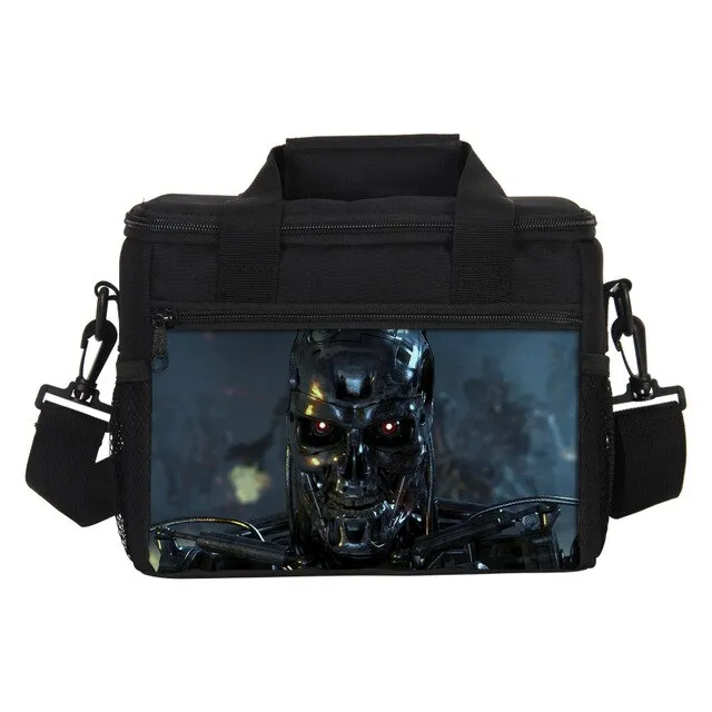 Printed Lunch Rock Portable Insulated Bags