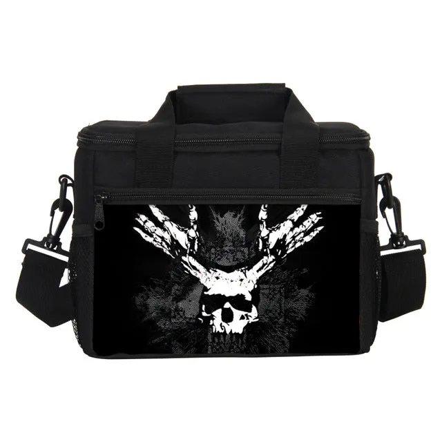 Printed Lunch Rock Portable Insulated Bags