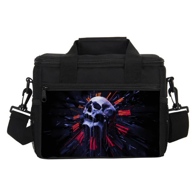 Printed Lunch Rock Portable Insulated Bags