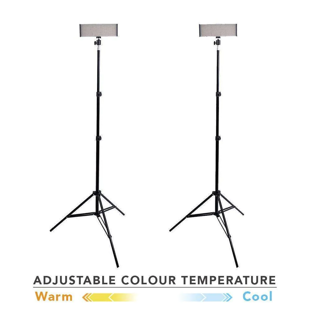 Pro 'Foodie' 60cm Studio Food Photography Table & LED Lighting Kit