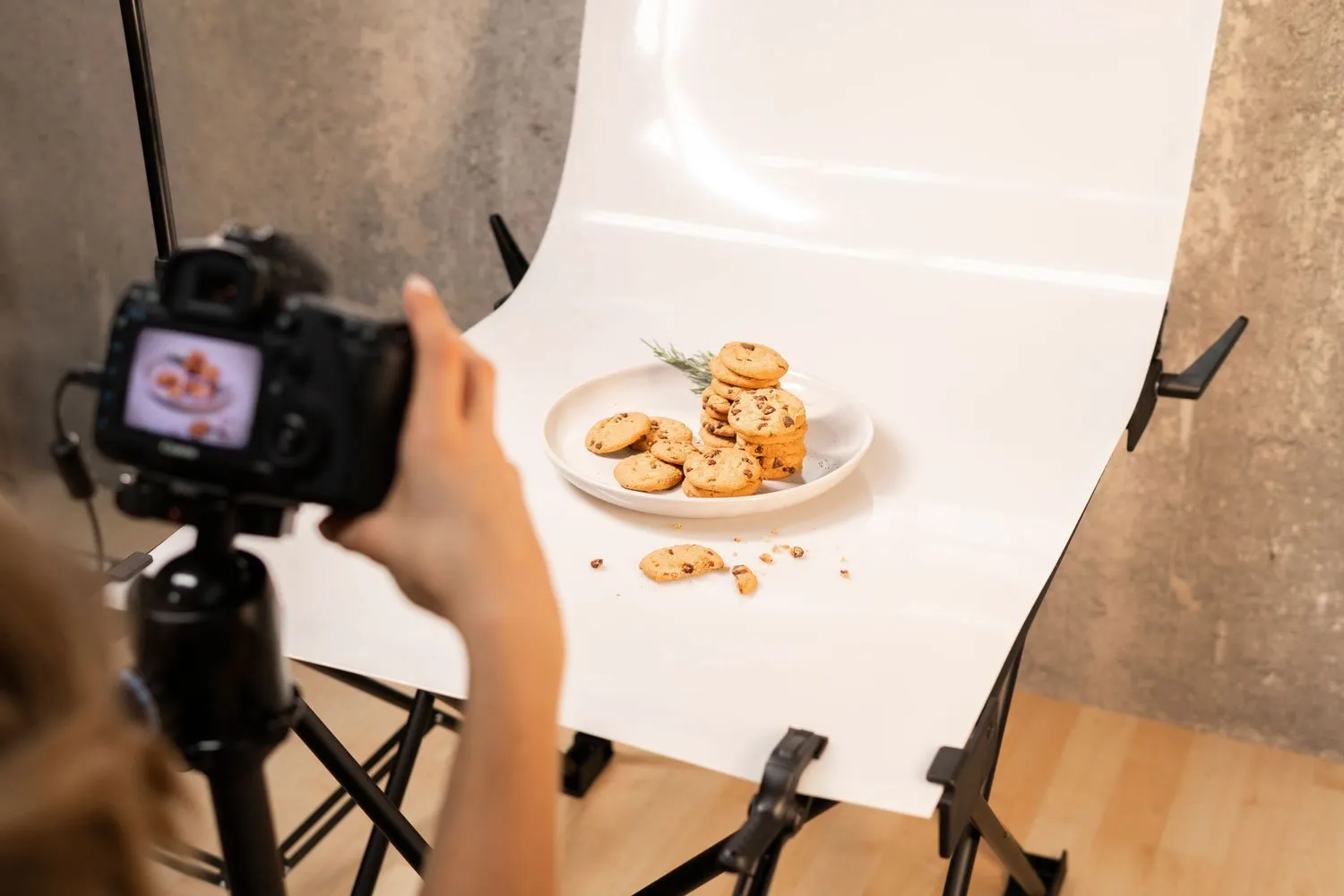 Pro 'Foodie' 60cm Studio Food Photography Table & LED Lighting Kit