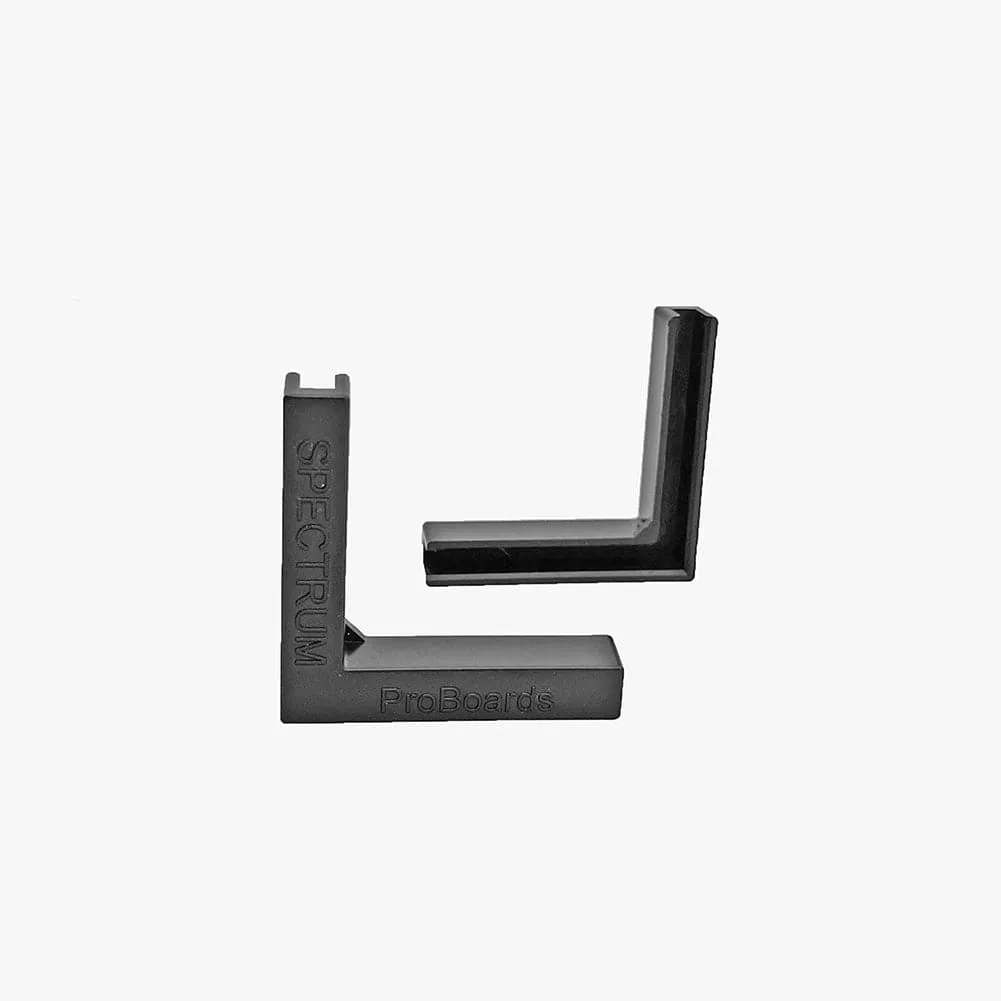 ProBoards Flat Lay Photography Rigid Black & Off White Backdrop - Minimalistic (60cm x 60cm)