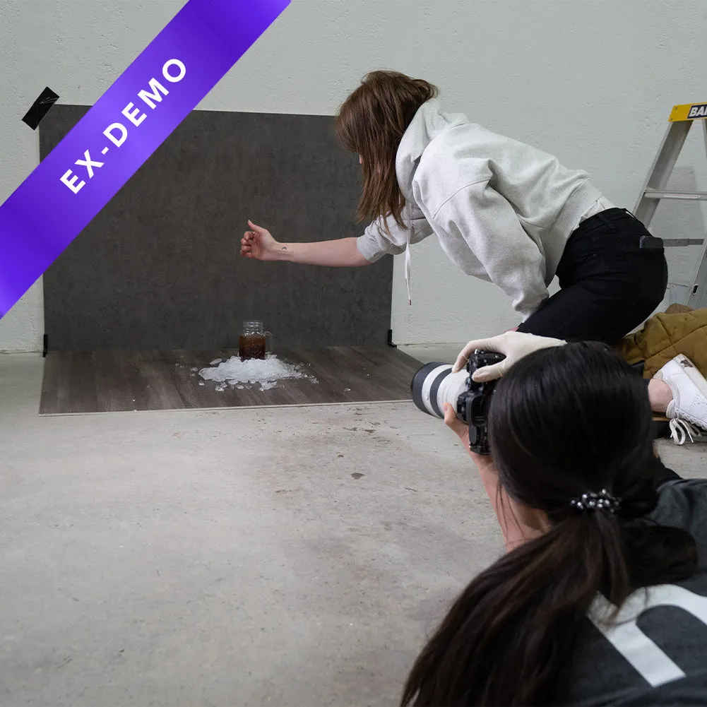 ProBoards Flat Lay Photography Rigid Concrete & Wooden Backdrop - Drysdale (80cm x 120cm)