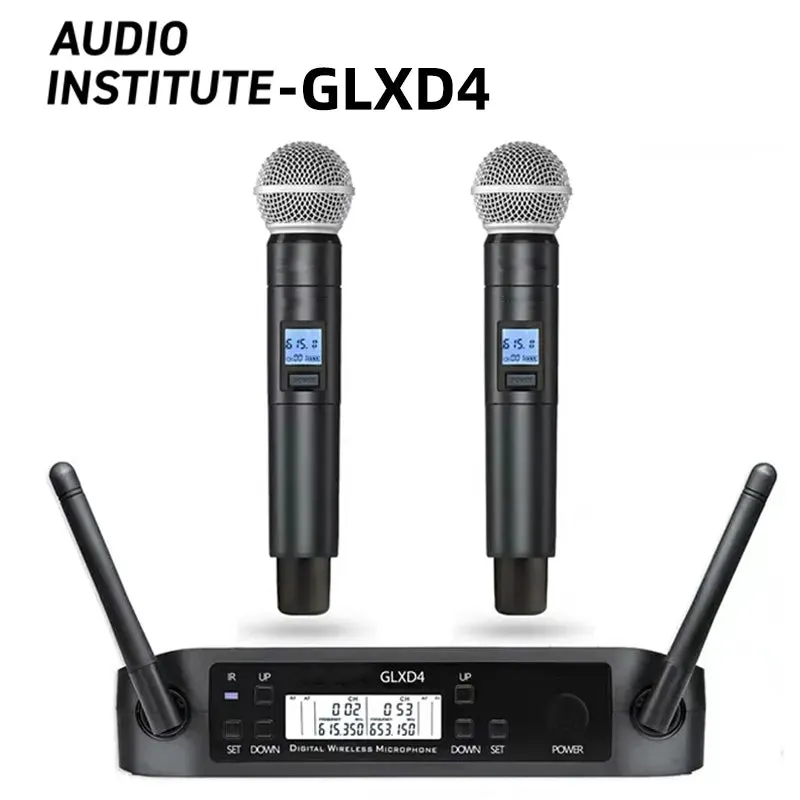 Professional Wireless Handheld Microphone for Studio Recording and Karaoke Meetings Church