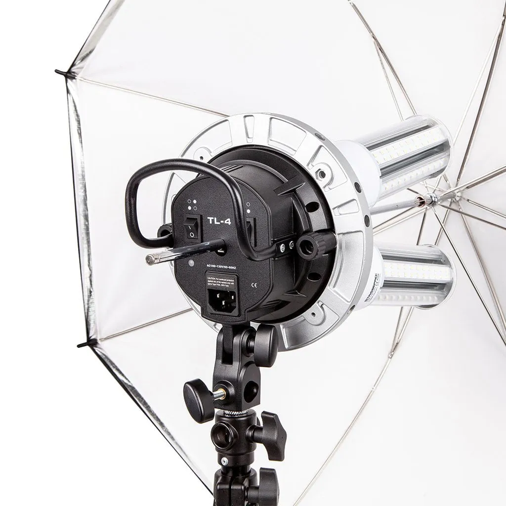 QuadStar II Premium LED Continuous Lighting Kit for Professional Photography and Videography