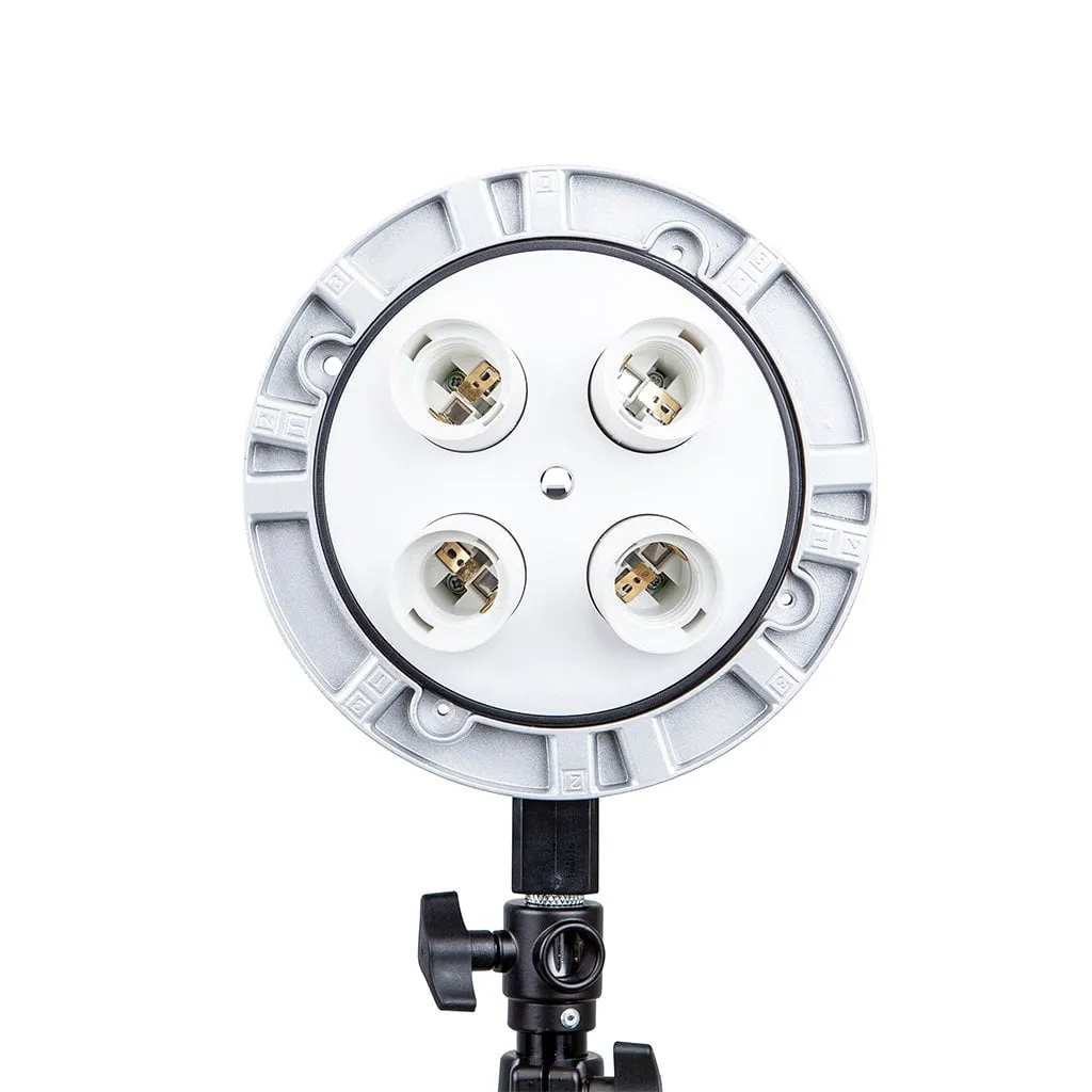 QuadStar II Premium LED Continuous Lighting Kit for Professional Photography and Videography
