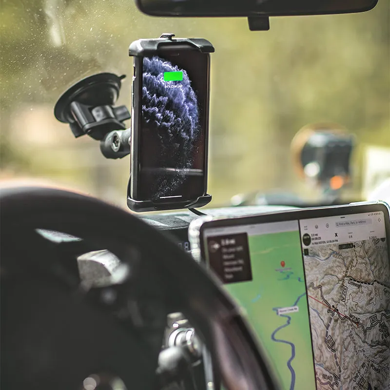 RAM® Quick-Grip™ 15W Waterproof Wireless Charging Suction Cup Mount