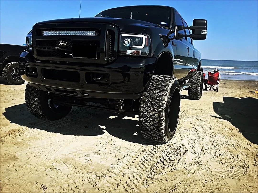 RECON - Projector Headlights w/ OLED Halos DRL - 2005-2007 Super Duty