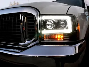 RECON - Projector Headlights w/ OLED Halos DRL - 2005-2007 Super Duty