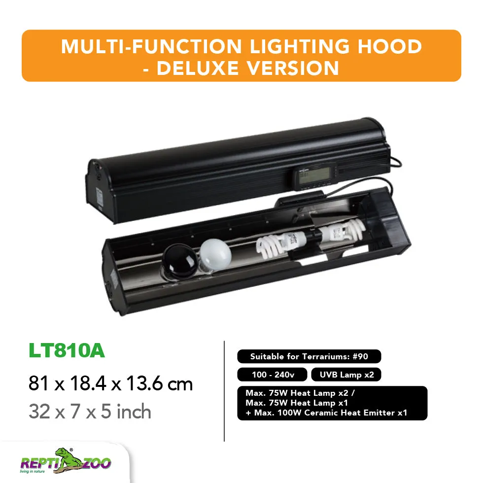 REPTIZOO Multi-Functional Lighting Hood LT Series