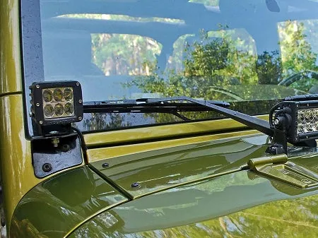 Rigid - A-Pillar Mount Kit - 2007-2018 Jeep JK
