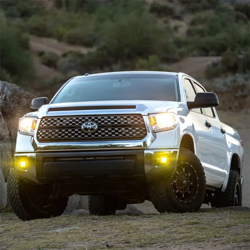 Rigid Industries 2014  Toyota Tundra & 4Runner / 2016  Tacoma 360-Series PRO SAE Fog Kit - Yellow