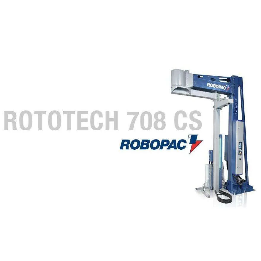 Rototech 708 CS Semi-Automatic Rotary Arm Stretch Wrapper