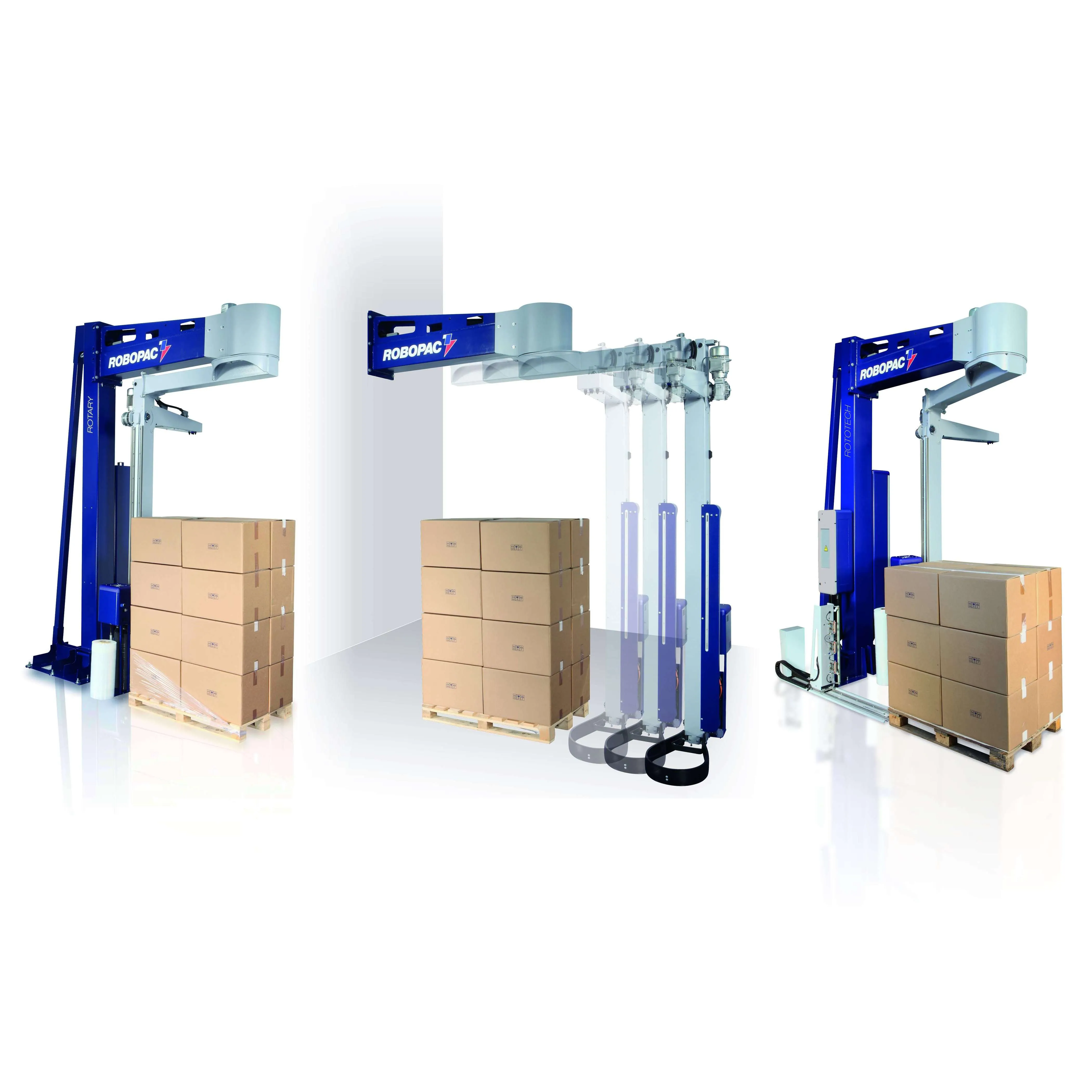 Rototech 708 CW Semi-Automatic Rotary Arm Stretch Wrapper