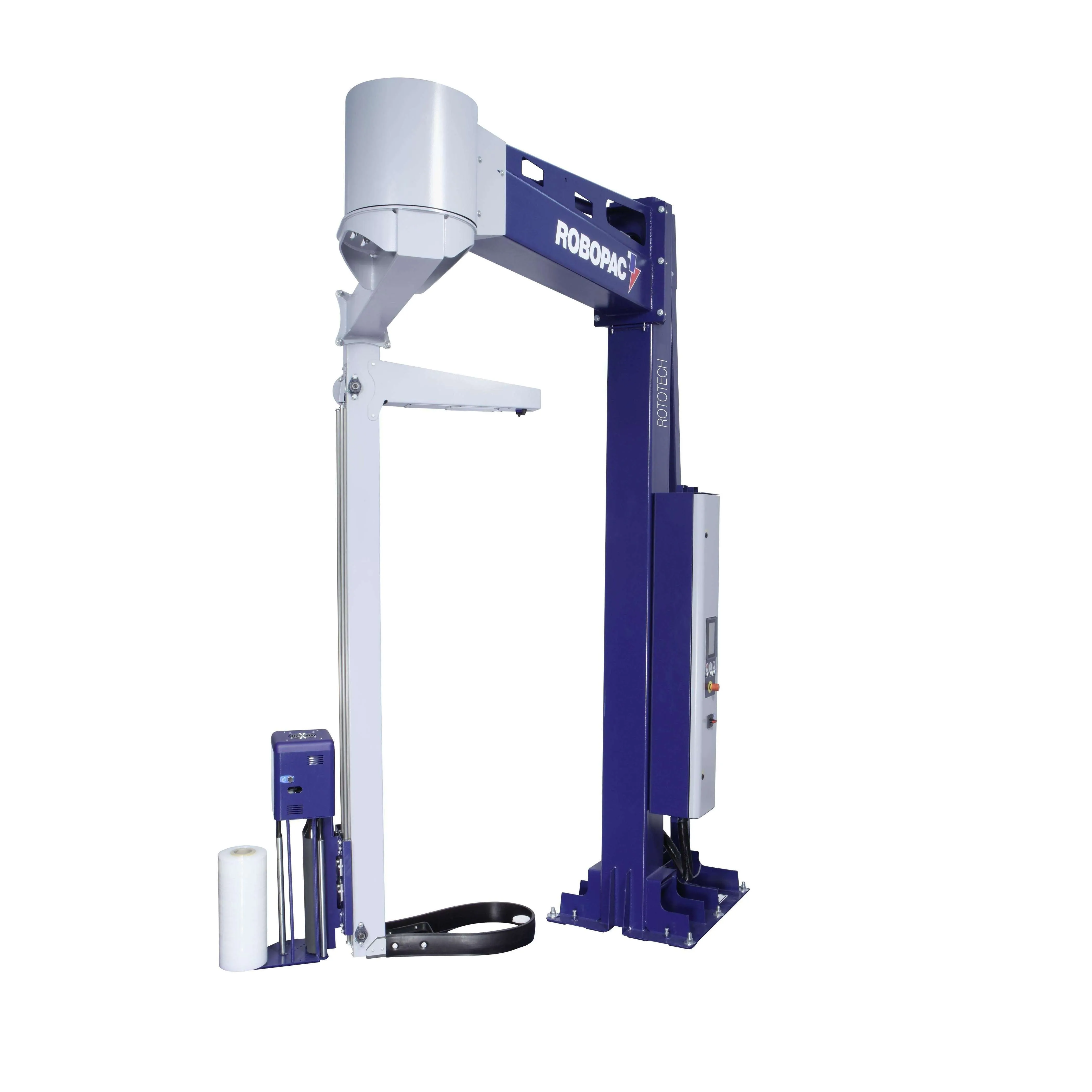 Rototech 708 CW Semi-Automatic Rotary Arm Stretch Wrapper