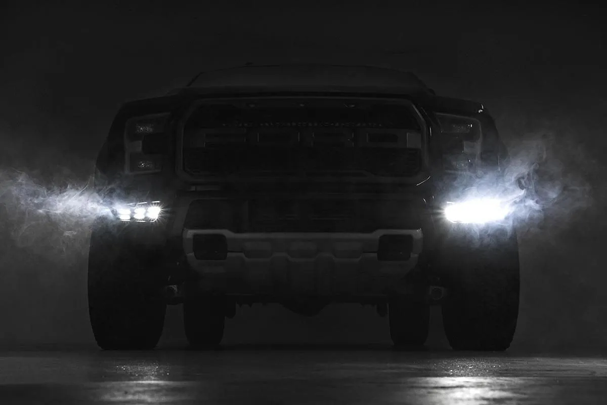 Rough Country - Triple LED Fog Light Kit - 2017-2020 Raptor