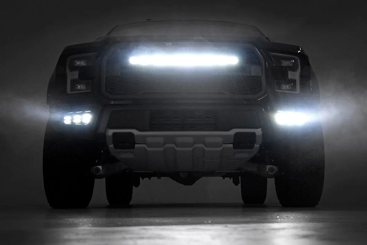 Rough Country - Triple LED Fog Light Kit - 2017-2020 Raptor
