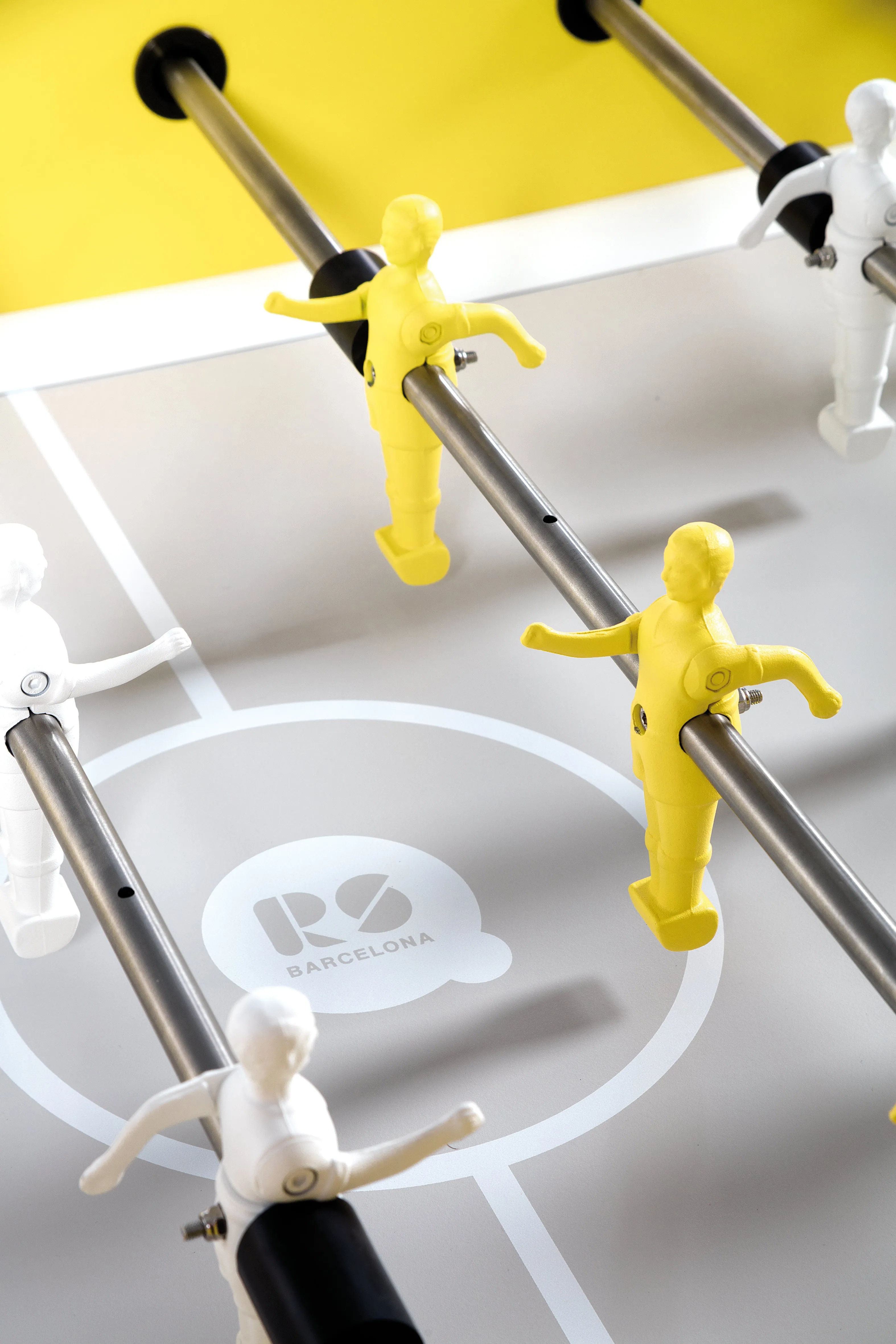 RS Barcelona Golden Yellow RS4 Outdoor Foosball Table