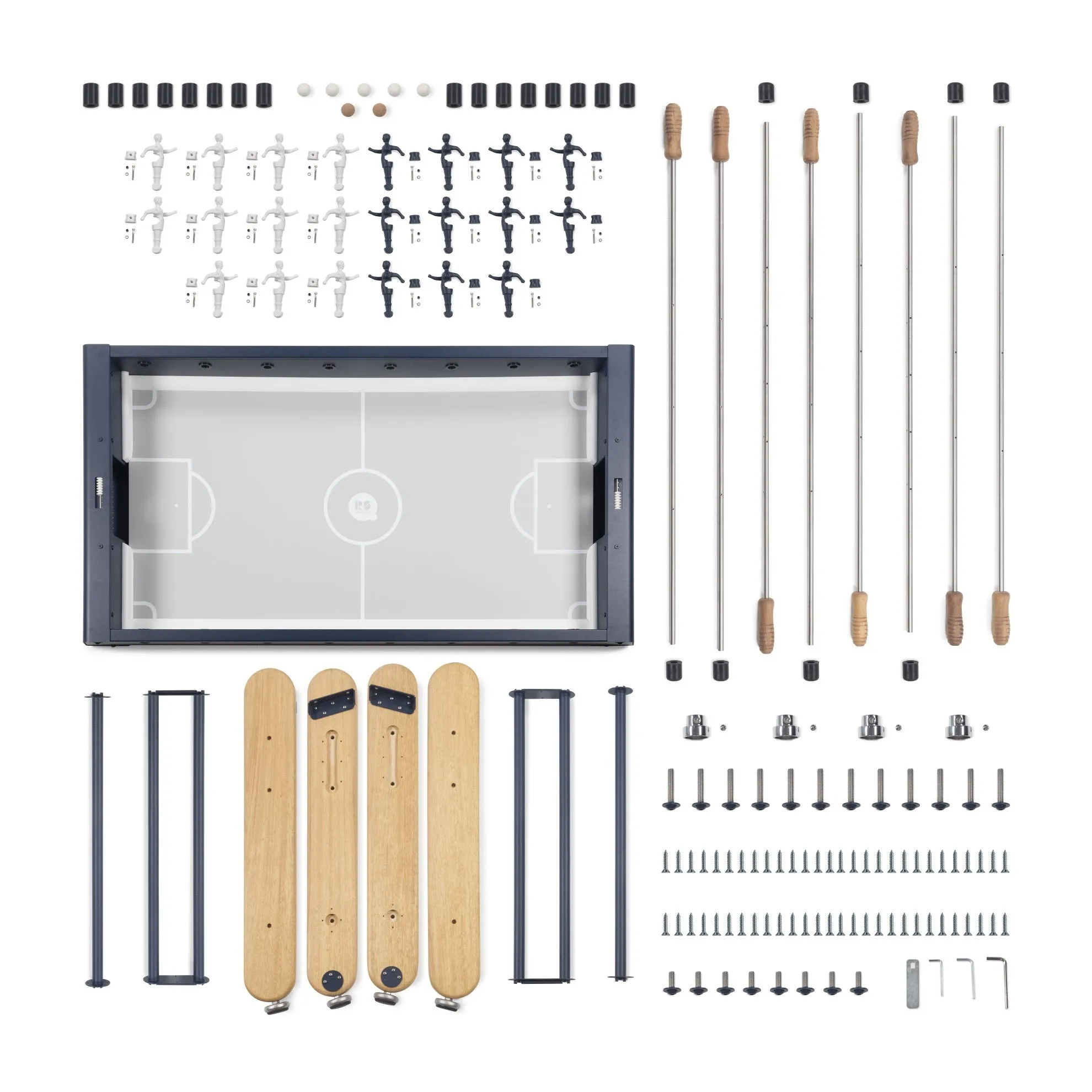 RS Barcelona Golden Yellow RS4 Outdoor Foosball Table