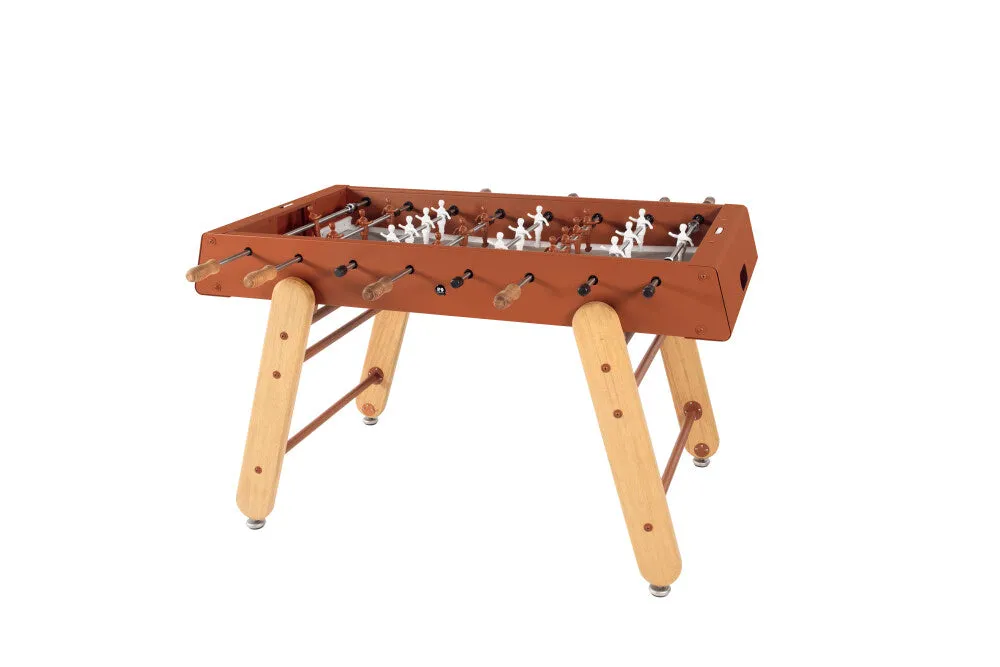 RS Barcelona Orange Brown RS4 Outdoor Foosball Table