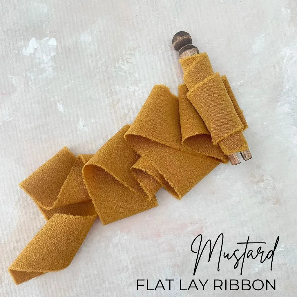 RusticWedding Silk Raw Edge Ribbon ~ Fall Styling Ribbon Kit