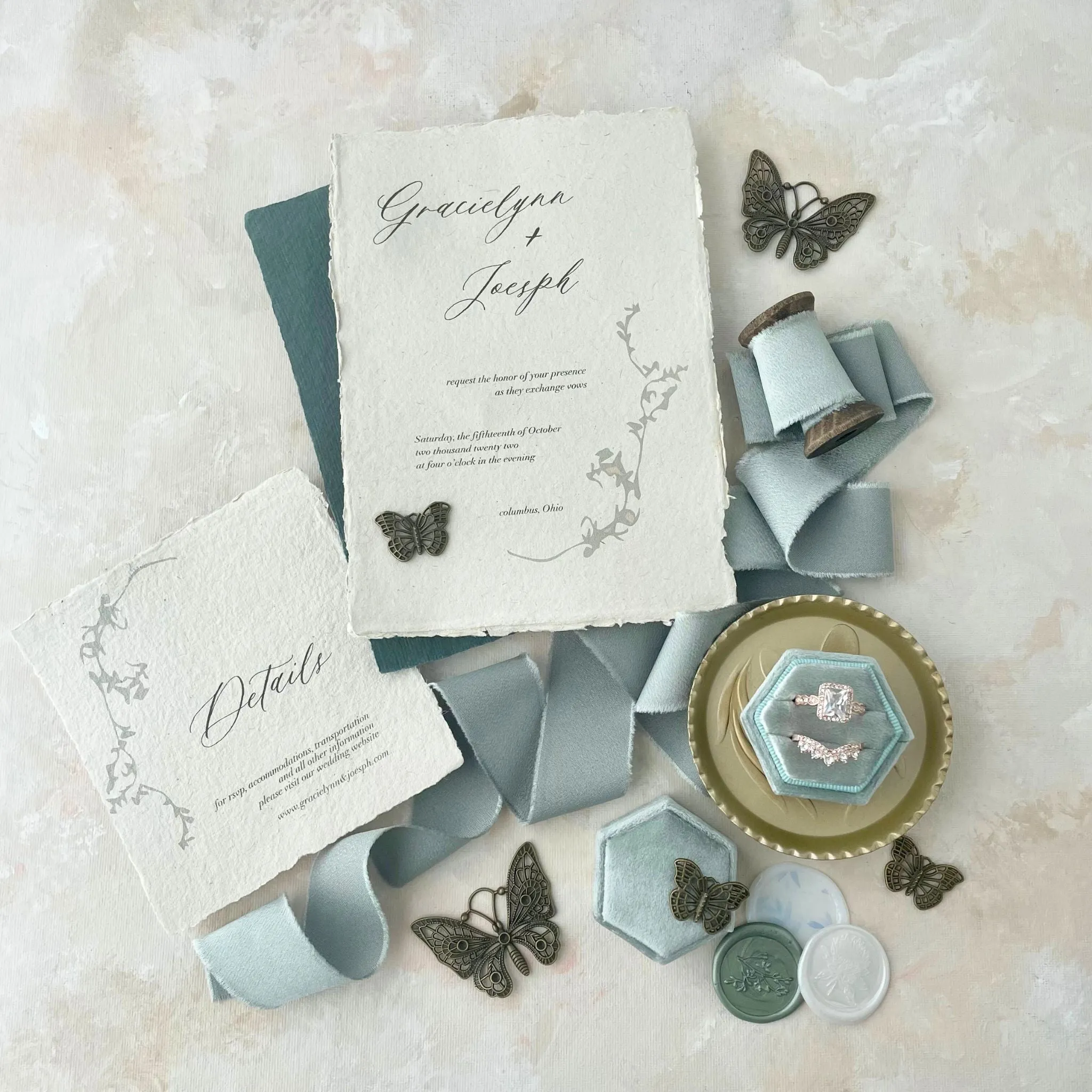 Sage Green Ribbon