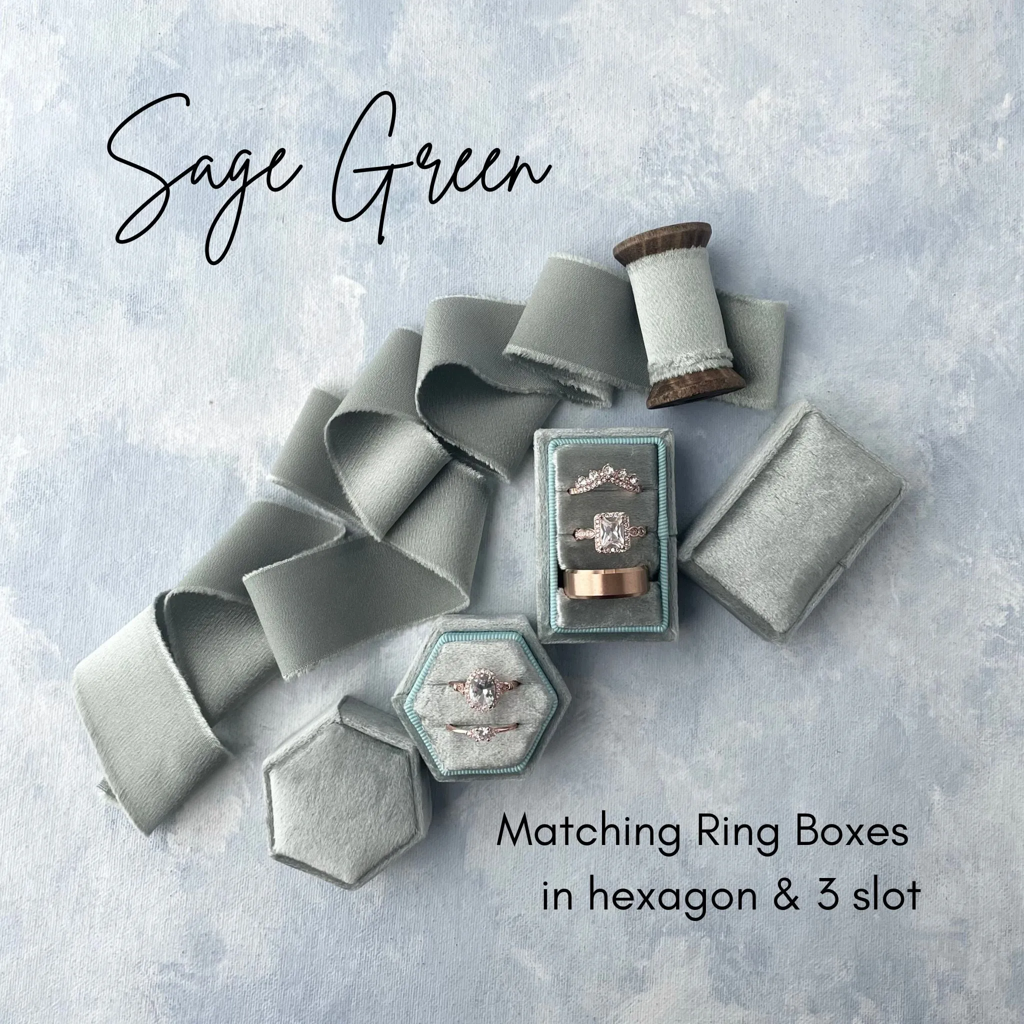 Sage Green Ribbon