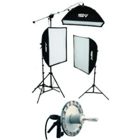 Smith-Victor KSBQ-2500 2500-watt Pro SoftBox Light Kit