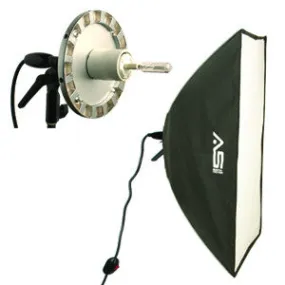 Smith Victor SBQ-1236 - 12" x 36" Strip Quartz SoftBox Light