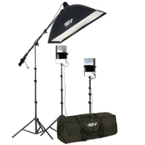 Smith-Victor SL260 3-Light 1450 total watt SoftLight Studio Portrait Kit