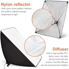 Softbox Lighting Kit Set of 3 lights