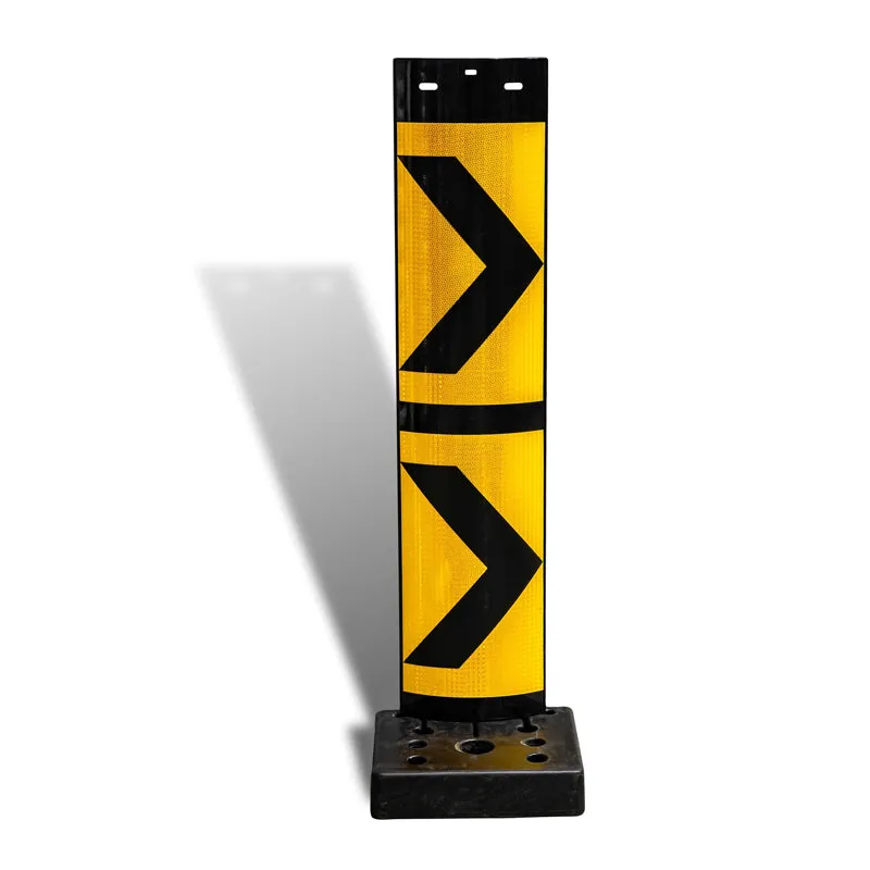 South African Chevron Reflective Road Delineators – Blade & Base