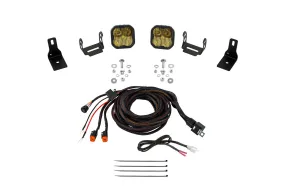 Stage Series Ditch Light Kit for 2022  Ford Maverick, SS3 Pro Yellow Combo